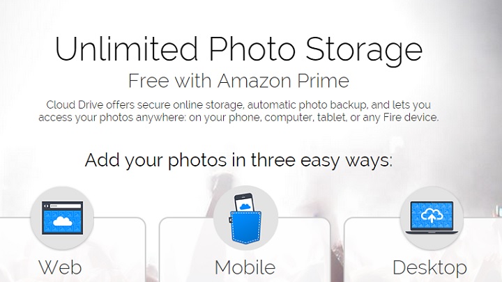 Amazon Prime Storage